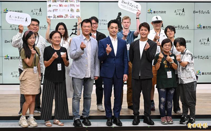 市長蔣萬安今（30）日出席台北文化小旅行達成文化100點節目實境錄製與成果發表會，與市民朋友互動分享。（記者張嘉明攝）