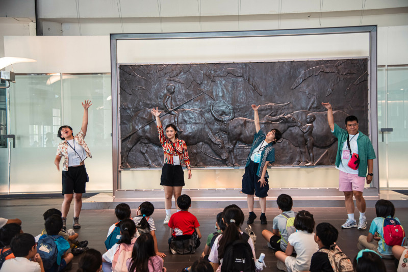 2025年國美館辦理活動「互相熟識～你的台語程度有偌懸？」實況。（國美館提供）