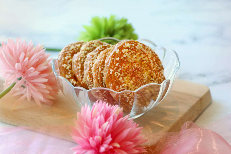 「微笑圈圈」使用在地食材，推出原味、桶柑、川味等3款風味（大地酒店提供）