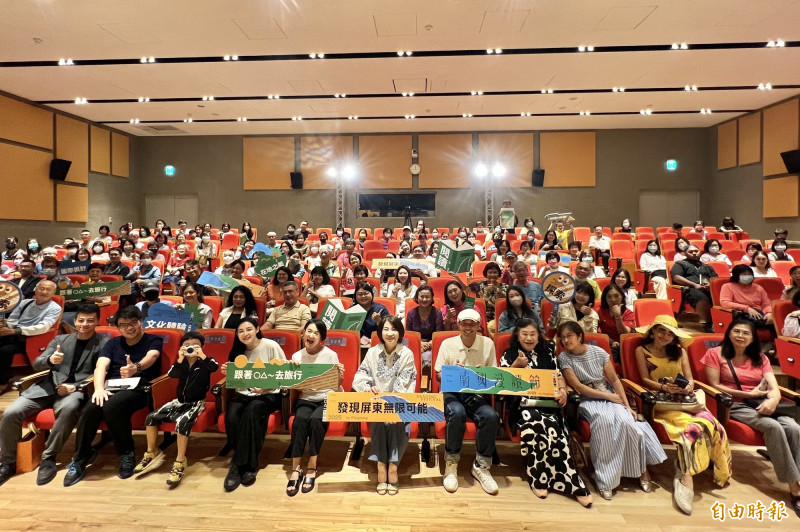 屏東南國漫讀節今天開幕。（記者羅欣貞攝）