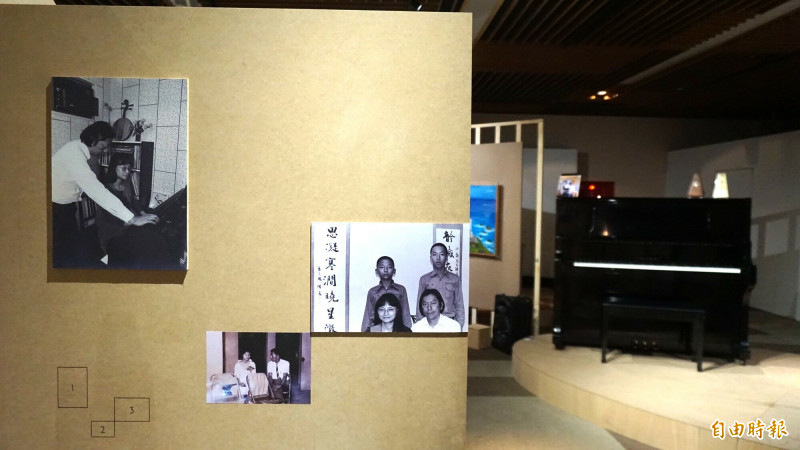 「鶼鰈情深—創作與人生路上的知音」展出馬水龍與許子珍的音樂與愛情故事。（記者董柏廷攝）