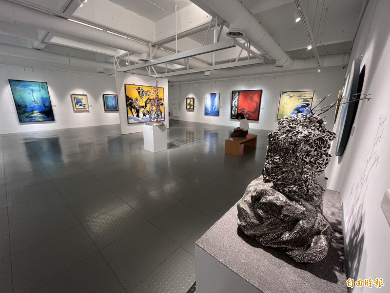 「千里快哉風~許文融創作展」展覽，今起在9月27日展出。（記者廖雪茹攝）