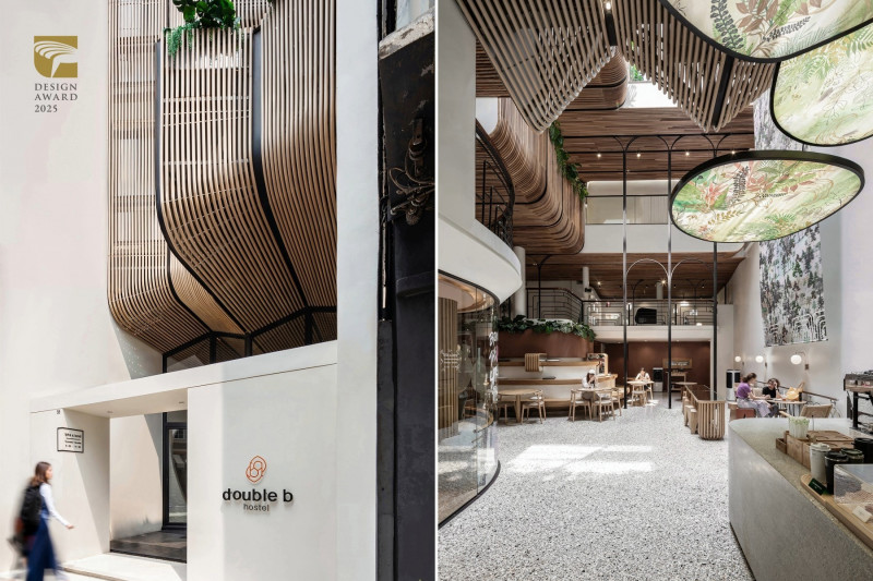 泰國VMA Design Studio打造的「Double B Hostel」。（TDRI提供）