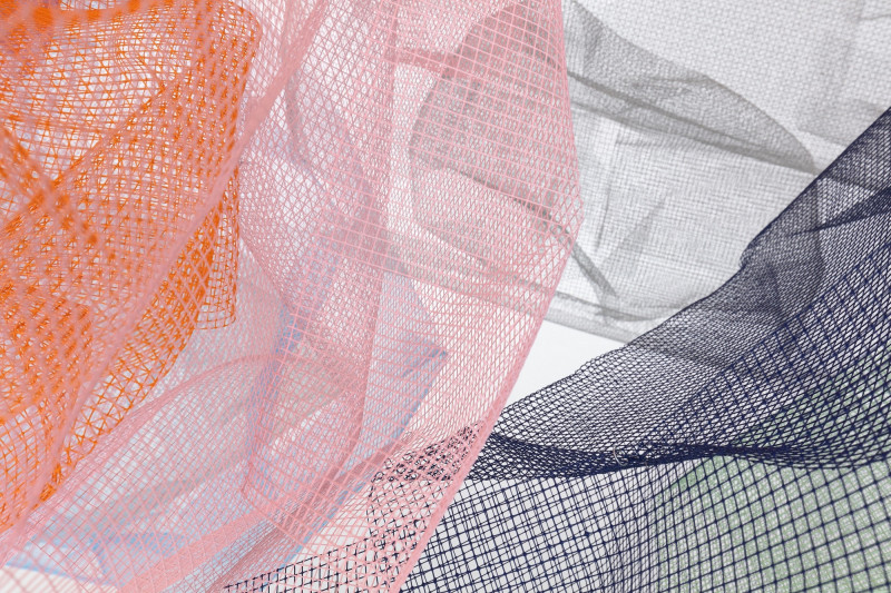 拉納・貝古姆，《No.1048 L 網格》（局部），2020。（Angus Mill攝、拉納・貝古姆提供）