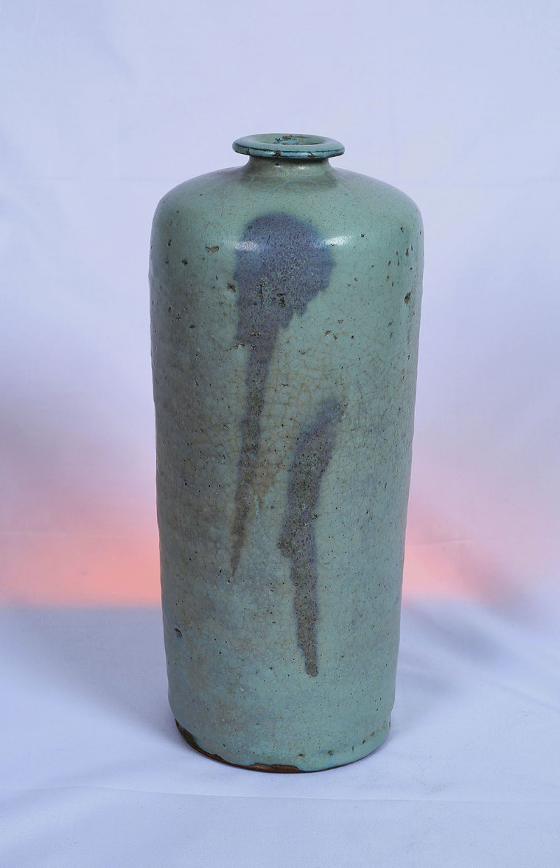 振樂堂〈金代 鈞窯梅瓶〉。（台北文華藝術博覽會提供）