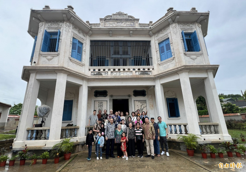 董允耀族人將洋樓捐給縣府，在地方留下佳話。（記者吳正庭攝）