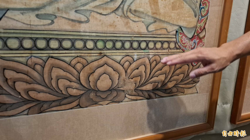 修復採「修舊如舊」。（記者林宜樟攝）