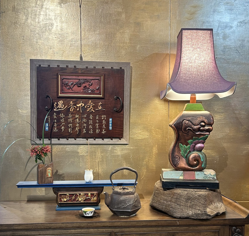 李童顏創作作品，搭配香氛氣味，讓觀者沉浸作品背後所蘊藏的靈魂語言。（李童顏提供）