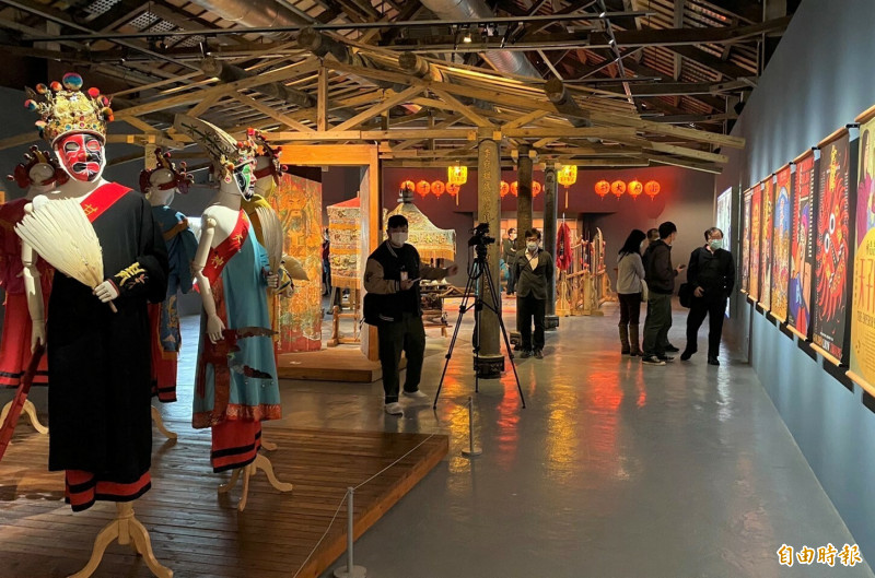 台南佳里蕭壠文化園區有常設館台南藝陣館。（記者楊金城攝）