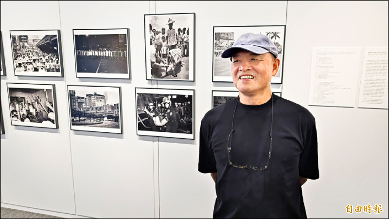 台灣資深攝影記者謝三泰首次在東京舉辦攝影展。（記者林翠儀攝）