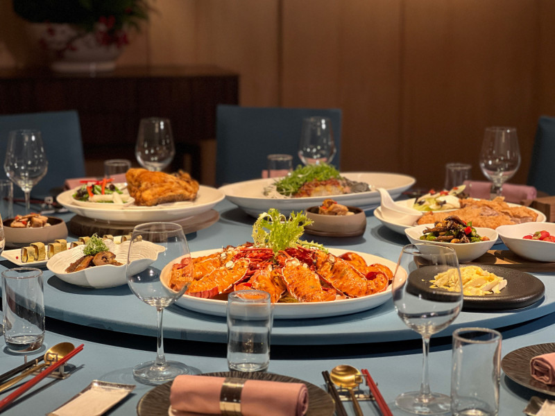 北投麗禧溫泉酒店推出尾牙春酒專案，以美食和溫泉打造山林盛宴。（北投麗禧溫泉酒店提供）