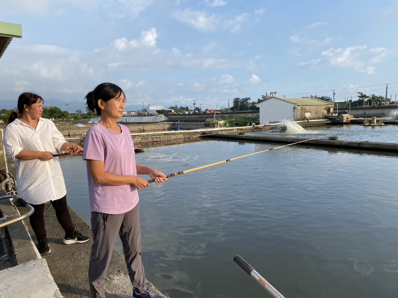 釣午仔魚體驗也相當有趣。（屏東縣政府文化處提供）