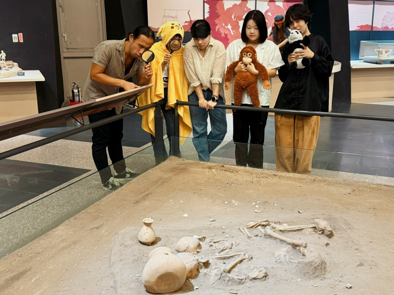 十三行博物館長羅珮瑄表示，十三行博物館即將推出「2025國際考古日——來去博物館蹛一暝」活動，於10月18、19日邀請親子夜宿博物館。（十三行博物館提供）