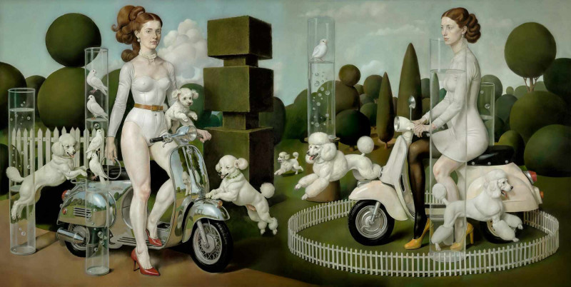 馮．沃爾夫以高美館為靈感特別創作的同名作品《花園堡壘》，將在此次展覽獨家曝光。（馮．沃爾夫提供）