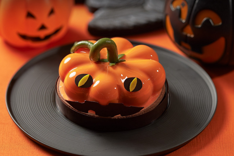 萬聖節最應景的「楓糖南瓜派（傑克南瓜）」。（JR東日本大飯店台北提供）