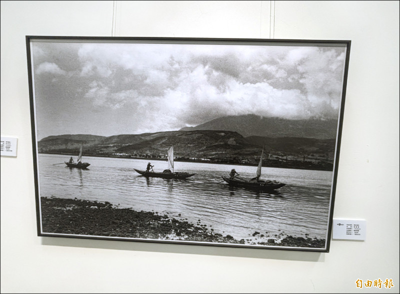 翁庭華〈順水推舟〉，1962。（記者董柏廷攝）