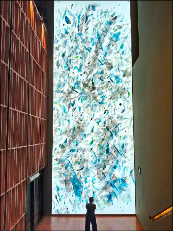 袁慧莉2025年作品〈時間之漬：悲欣〉。