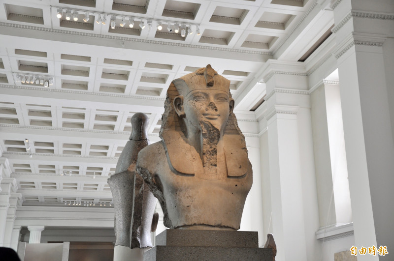 奇美博物館與大英博物館合作，將舉辦「埃及之王：法老」特展，一般票已經開賣，也是獲得熱烈迴響。（記者吳俊鋒攝）
