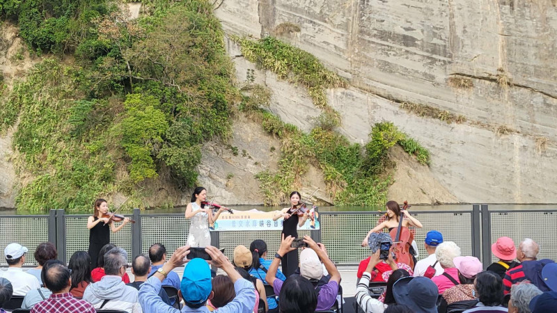 西拉雅國家風景區管理處舉辦曾文水庫峽谷音樂會，11月15、16日將在嘉義縣大埔登場。（西拉雅管理處提供）