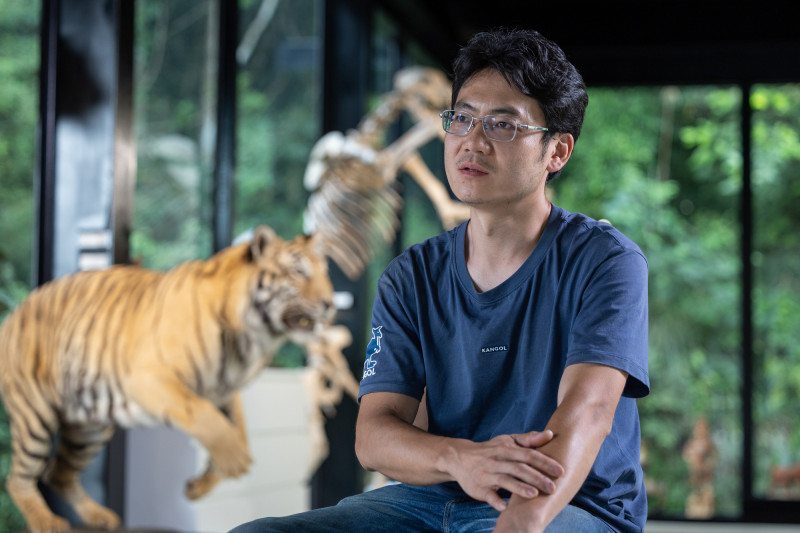 黃雯杰是台灣第一位獲得一級藍帶的標本師。（文總提供）