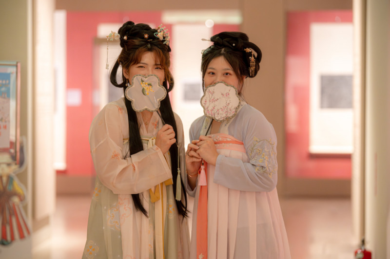 中台博物館唐代風華文化派對， 穿著特色服飾或配件，即可免費入館。（中台世界博物館提供）