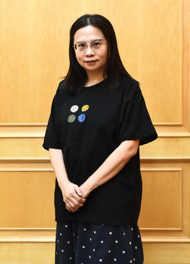 評審委員房慧真。（記者陳奕全攝）