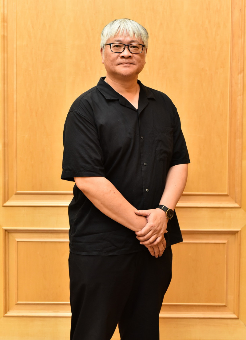 評審委員童偉格。（記者陳奕全攝）