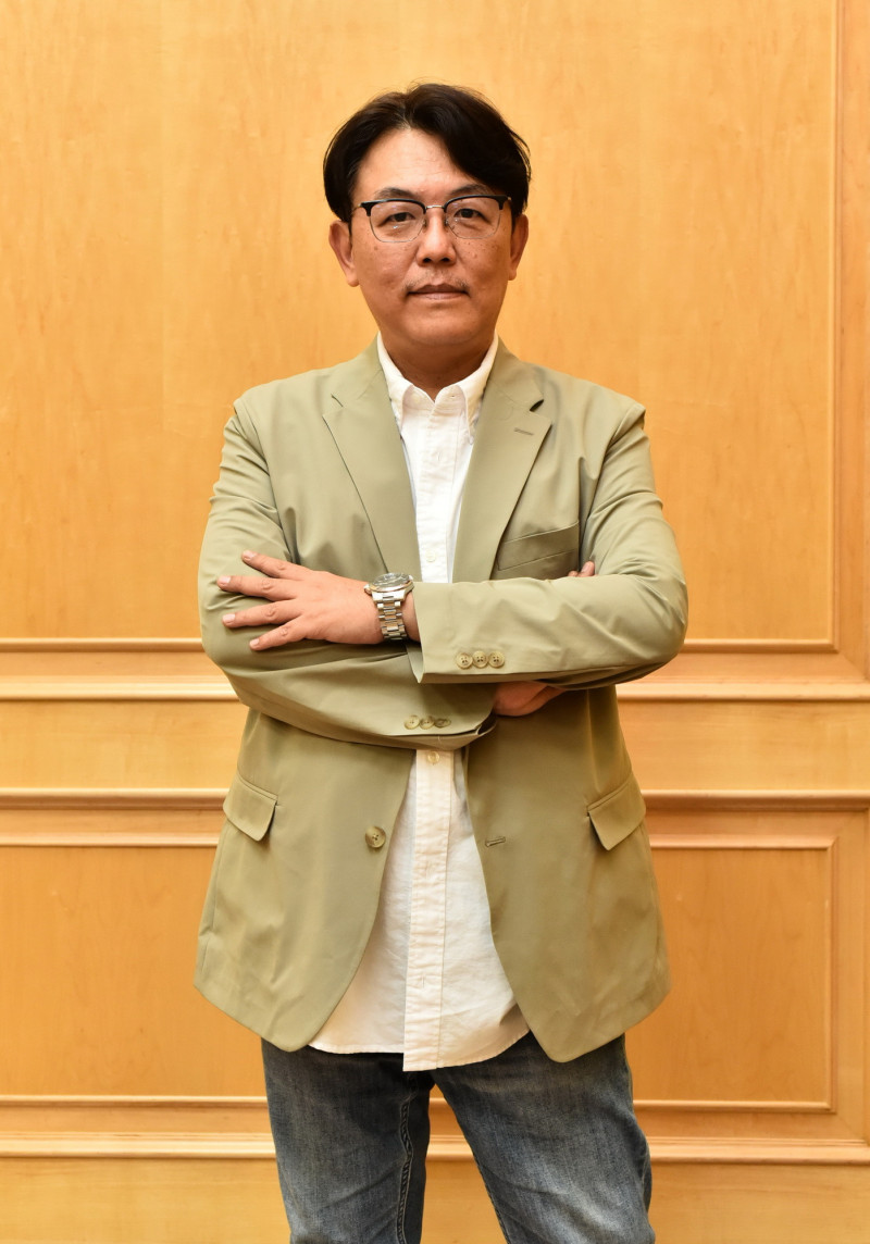 評審委員郭強生。（記者陳奕全攝）