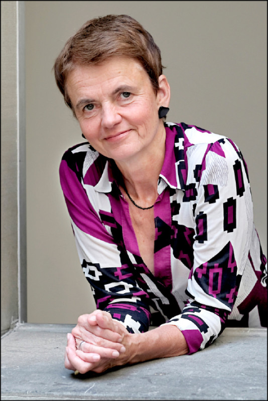 德文作家Alice Grünfelder正撰寫以基隆河為主題的新作。（Donat Bräm提供）