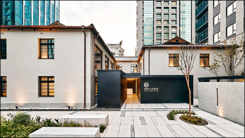 剛修復的台灣文學糧倉以「文學跨域」為發展方向。（Hey!Cheese攝）