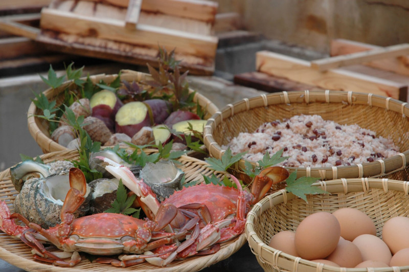 大分縣也是九州觀光勝地，圖為當地名產「地獄蒸料理」。（大分縣提供）