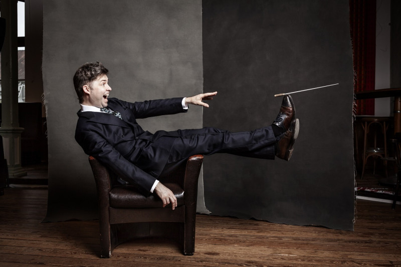 默克德意志愛樂樂團指揮高登斯．比耶里。（市府提供）