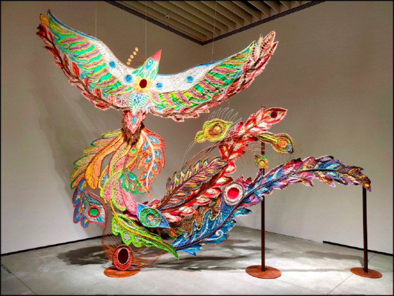 小林萬里子2023年作品〈風之使者〉。