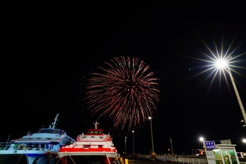 「布袋音樂節」將有高空煙火秀。（台灣科藝文教協會提供）