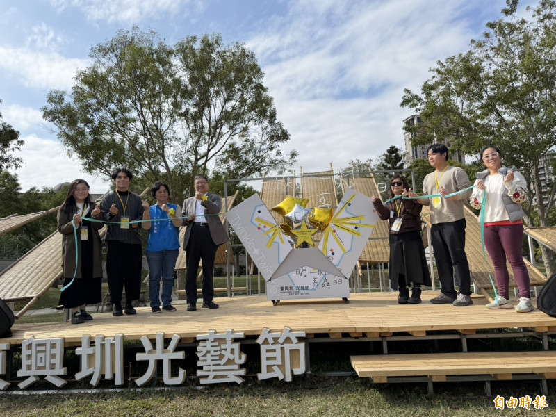 2025東興圳光藝節預計12月13日登場，新竹縣政府今天舉辦記者會為活動揭開序幕。（記者廖雪茹攝）
