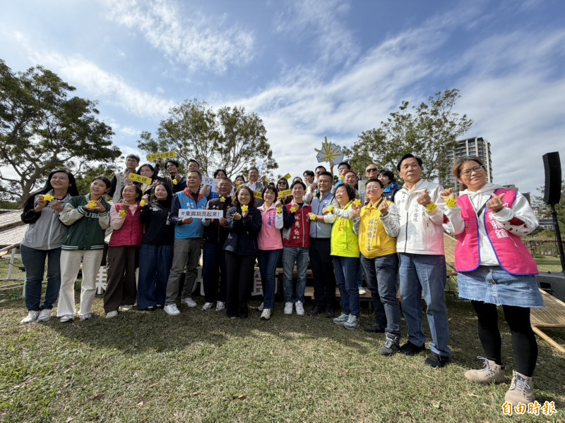 2025東興圳光藝節預計12月13日登場，新竹縣政府今天舉辦記者會為活動揭開序幕。（記者廖雪茹攝）