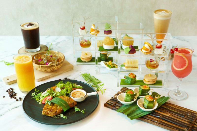 「名人書房之夜住宿專案」附贈雙人下午茶1套。（大地酒店提供）