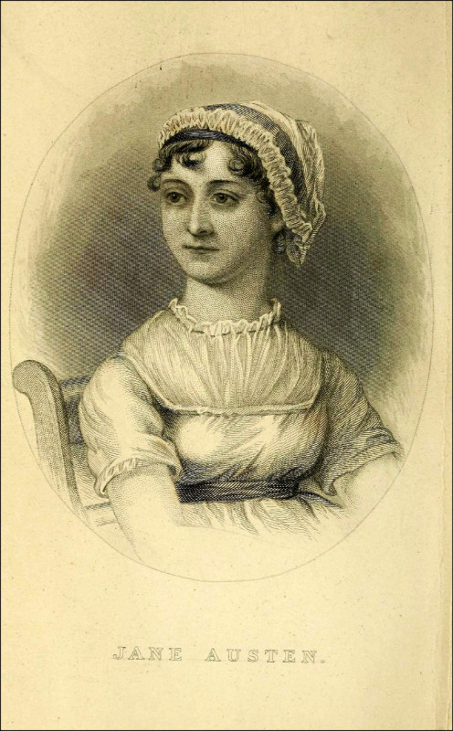 最為人熟知的珍.奧斯汀版畫像,是依照她的姊姊卡珊卓拉為她做的水彩人像畫為底本。
