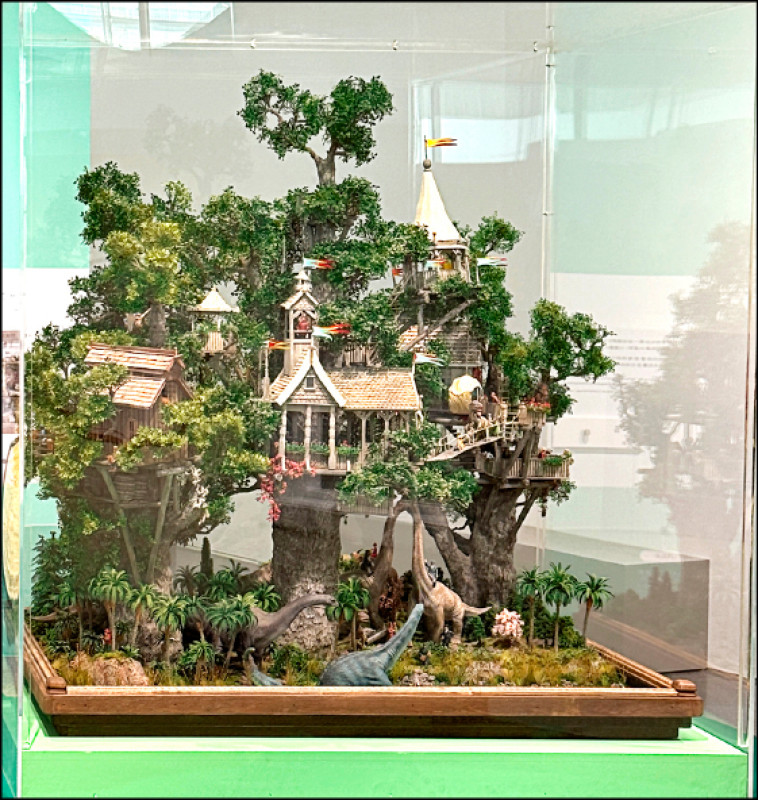 〈恐龍帝國〉是人類與恐龍共居的烏托邦。