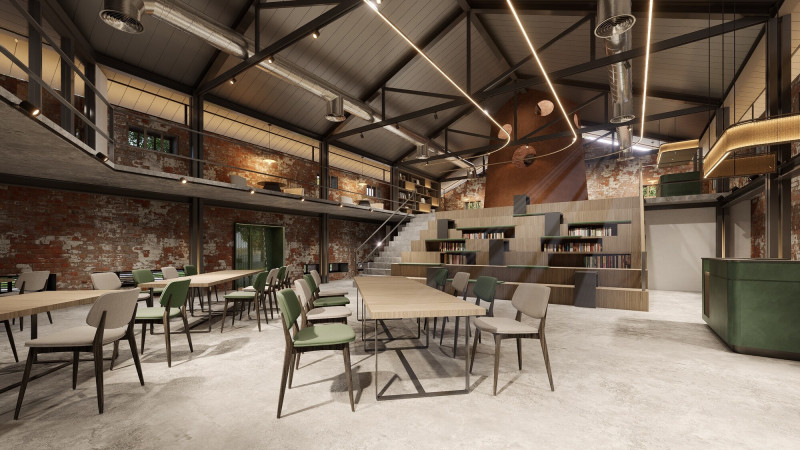 倉庫將活化為鐵道小書屋，定位為展示、培訓、社區營造及學生自學的多元場域。（雲林縣政府提供）