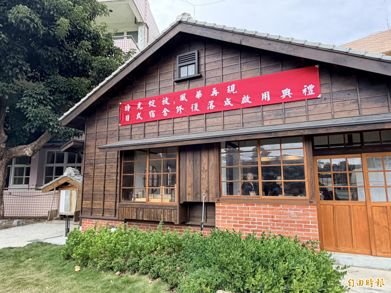 歷史建築後龍國小日式宿舍損壞嚴重 ，修復後今重生。（記者蔡政珉攝）