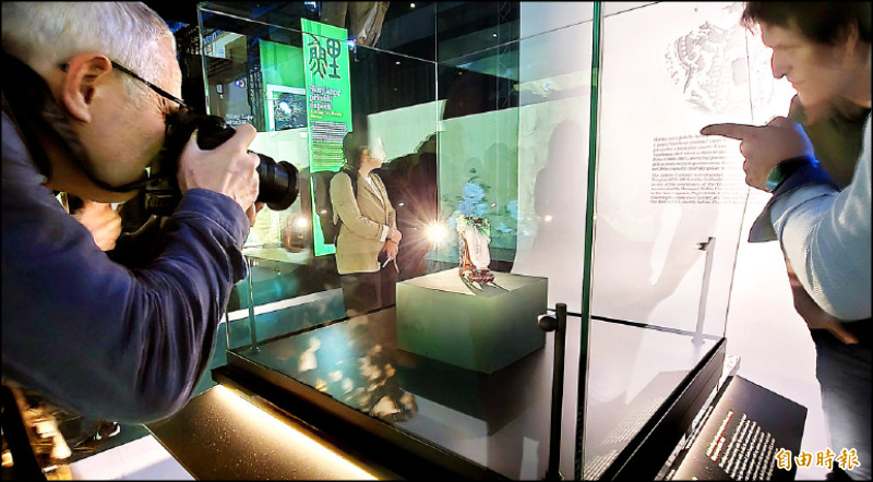 故宮文物首赴捷克展出，促成史上首見台灣3部會首長在海外國際盛會同台。（記者凌美雪攝）