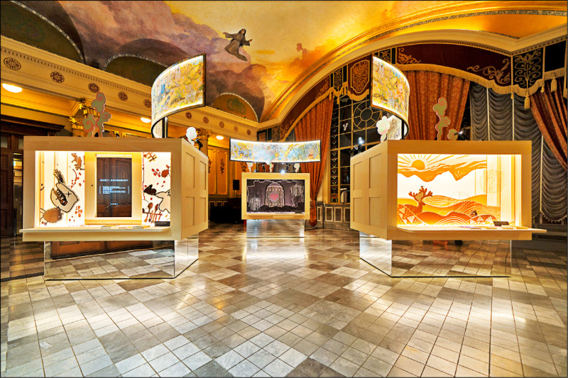 「魔幻台灣──台灣文學展」展位。