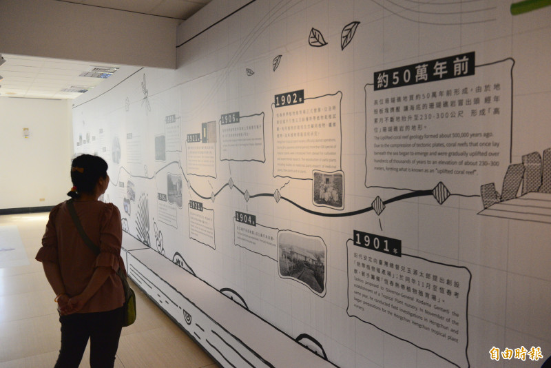 特展將深奧的學術研究轉譯為溫潤的森林手札，帶領遊客重新認識這座全台最珍貴的熱帶植物寶庫。（記者蔡宗憲攝）