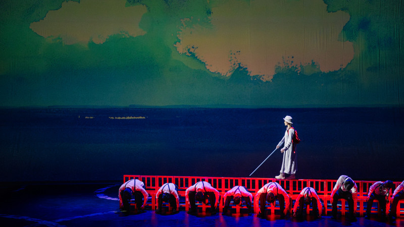 《幾米男孩的100次勇敢》盲女橋段劇照。（FOCASA提供）