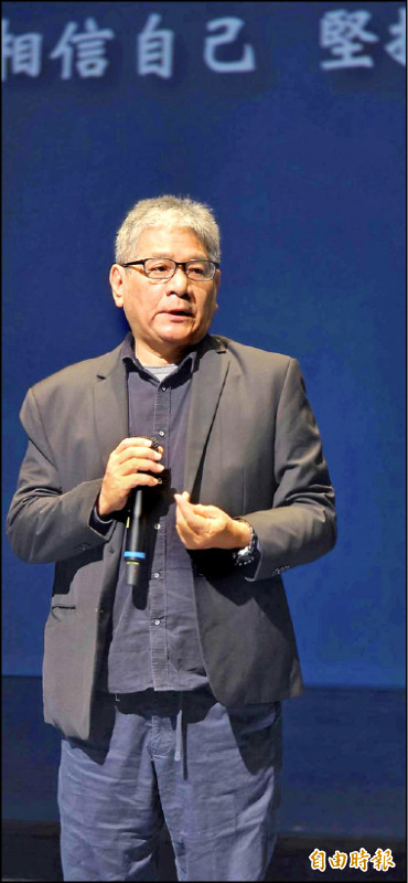 紙風車創辦人李永豐。（記者凌美雪攝）