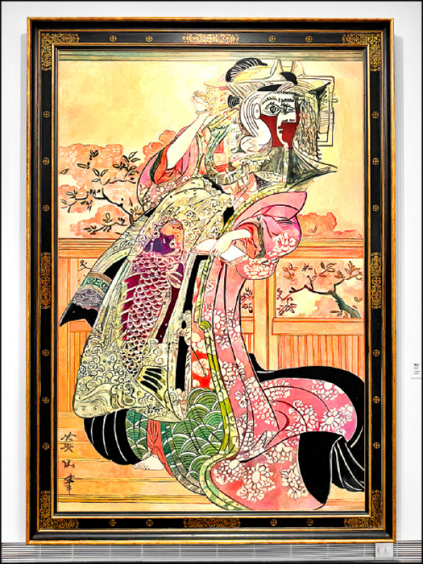 馮．沃爾夫2014-2015年作品〈鯉魚女士〉。