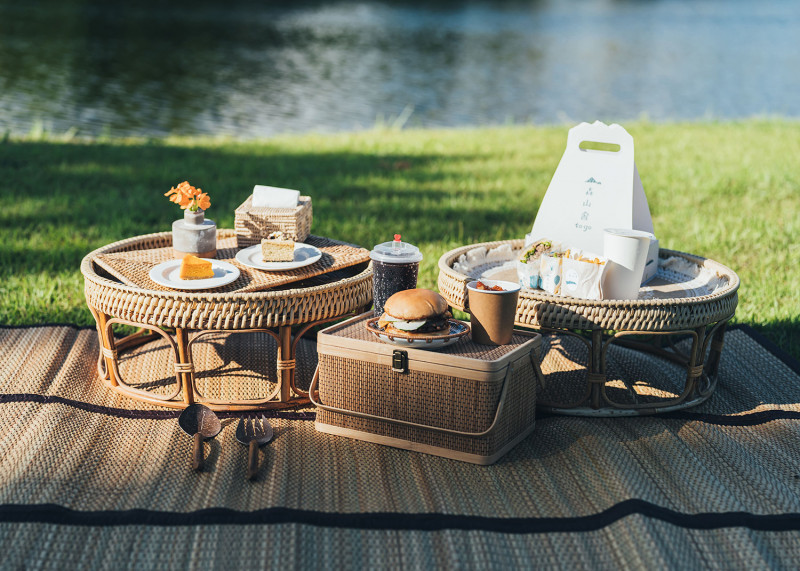 旅人可順遊至園區內的「理想食光」與「神農生活」。（理想大地提供）
