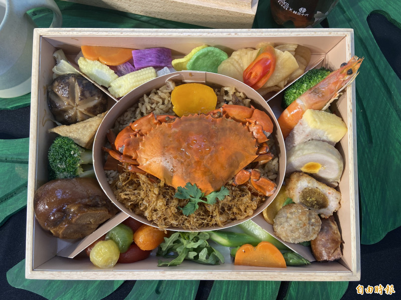 回程美食「阿舍饗」，讓人品味台南酒家菜與府城阿舍宴的款待文化。（記者周幸叡攝）