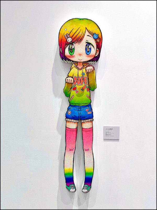 Mr. 2024年作品〈Hiromi─加了水果的冰沙〉©2024 Mr./Kaikai Kiki Co., Ltd. All Rights Reserved.